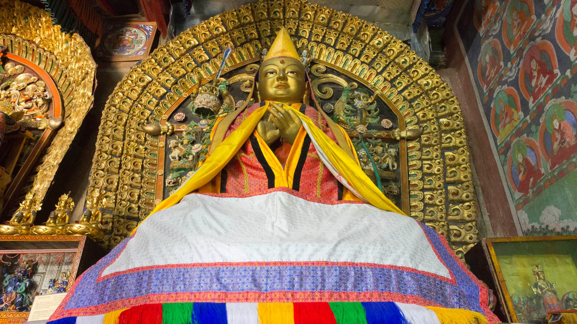 Buddhistische Ikonen und Gesten