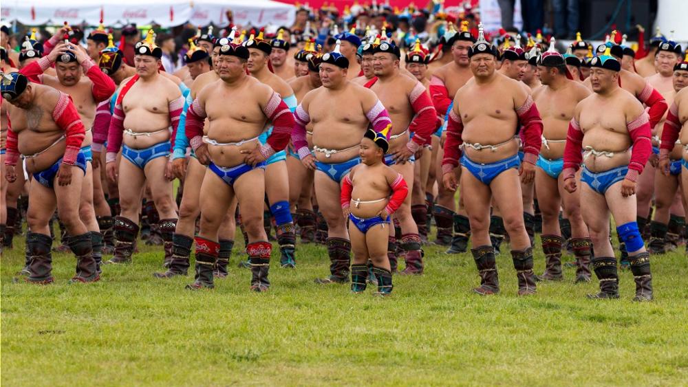 Das Naadam Fest als Anzahl